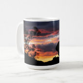 Het einde van de Mok van de treinkoffie (Voorkant links)