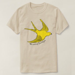 Het einde van de paralyse gele vogel t-shirt