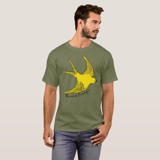 Het einde van de Paralyse Yellow Bird T-Shirt (Voorkant volledig)