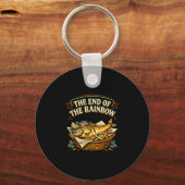 Het einde van de regenboog grappige fish and chips sleutelhanger (Voorkant)