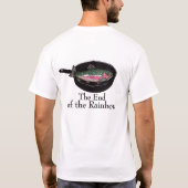 Het einde van de regenboogforel t-shirt (Achterkant)