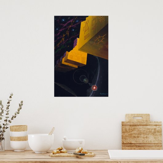 Het einde van de reis om God te vinden Poster (Keuken)