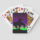 Het einde van de Silhouette-speelkaarten van het s Pokerkaarten (Achterkant)