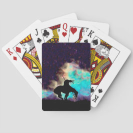 Het einde van de Silhouette-speelkaarten van het s Pokerkaarten