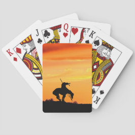 Het einde van de Silhouette-speelkaarten van het s Pokerkaarten