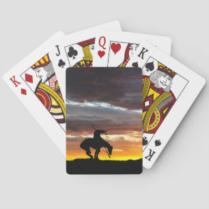 Het einde van de Silhouette-speelkaarten van het s Pokerkaarten