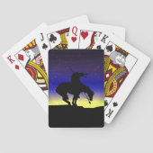 Het einde van de Silhouette-speelkaarten van het s Pokerkaarten (Achterkant)