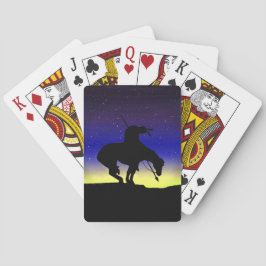 Het einde van de Silhouette-speelkaarten van het s Pokerkaarten