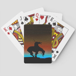 Het einde van de Silhouette-speelkaarten van het s Pokerkaarten