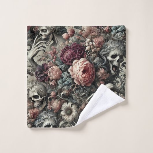 Het einde van de sluimer - Gotisch Victoriaans Bad Handdoek (Wasdoekje)