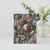 Het einde van de sluimer - Gotisch Victoriaans Feestdagenkaart (Staand voorkant)