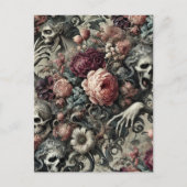 Het einde van de sluimer - Gotisch Victoriaans Feestdagenkaart (Voorkant)