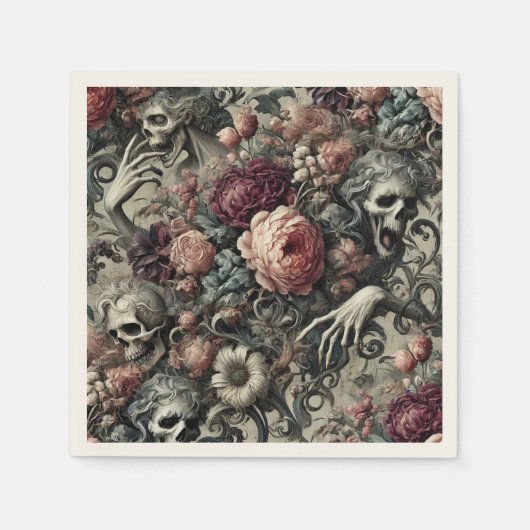 Het einde van de sluimer - Gotisch Victoriaans Servet (Voorkant)