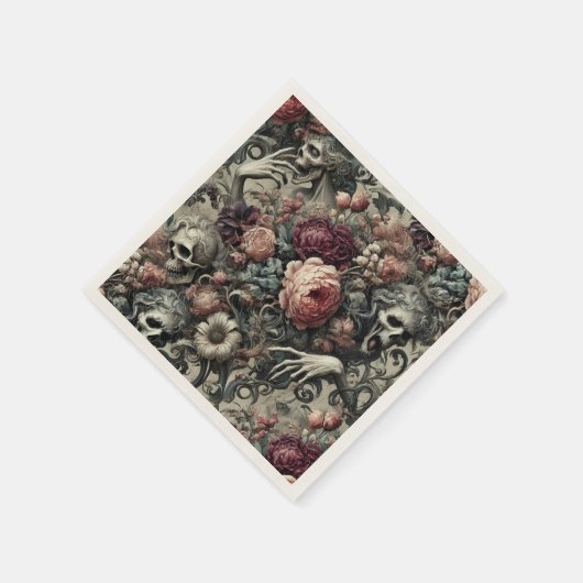 Het einde van de sluimer - Gotisch Victoriaans Servet (Hoek)