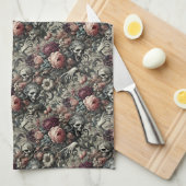 Het einde van de sluimer - Gotisch Victoriaans Theedoek (Quarter Fold)