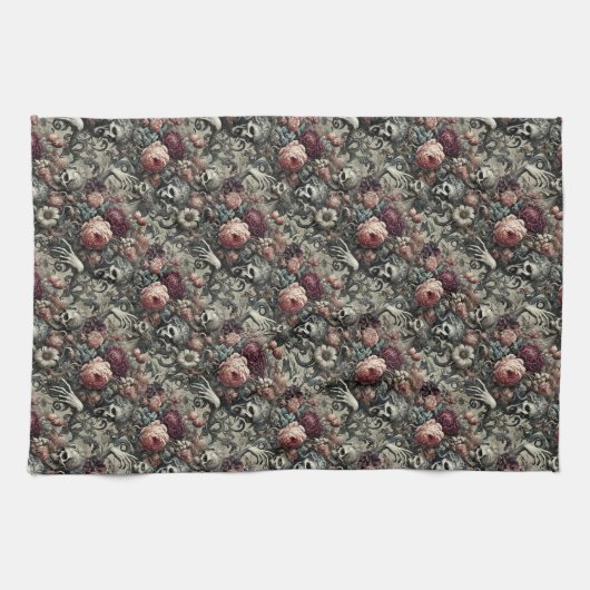 Het einde van de sluimer - Gotisch Victoriaans Theedoek (Horizontaal)