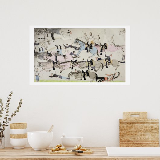 Het einde van de strijd (inkt op papier) poster (Keuken)