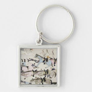 Het einde van de strijd (inkt op papier) sleutelhanger