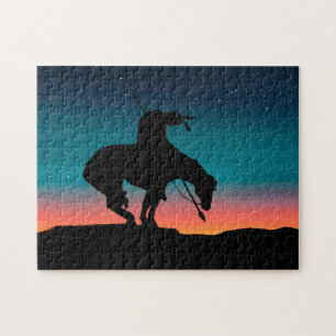 Het einde van de Trail Jigzaag Puzzle Legpuzzel