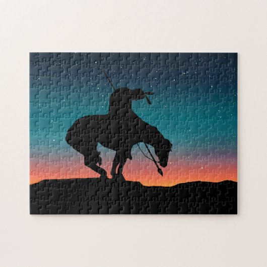 Het einde van de Trail Jigzaag Puzzle Legpuzzel (Horizontaal)