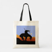 Het einde van de Trail Silhouette Canvas tas (Achterkant)