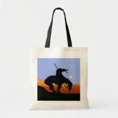 Het einde van de Trail Silhouette Canvas tas (Voorkant)