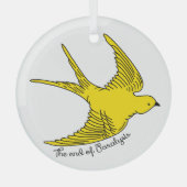 Het einde van de verlamming glas ornament (Voorkant)