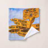 Het einde van de weg bad handdoek (Wasdoekje)