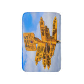 Het einde van de weg badmat (Voorkant Verticaal)