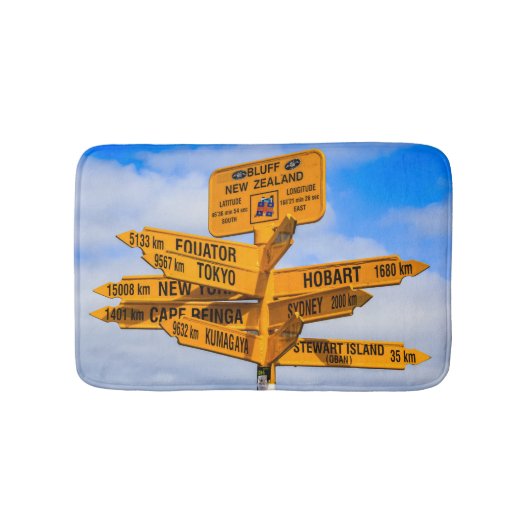 Het einde van de weg badmat (Voorkant)