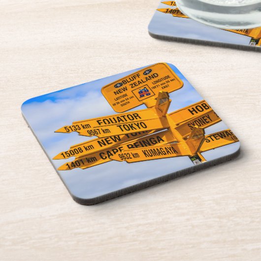 Het einde van de weg bier onderzetter (Linkerzijde)