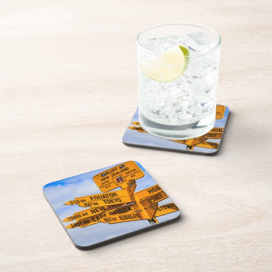 Het einde van de weg bier onderzetter (Rechterzijde)