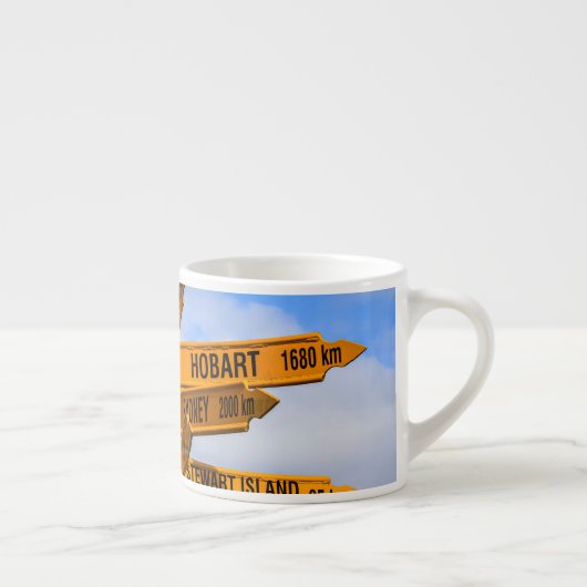 Het einde van de weg espresso kop (Rechts)