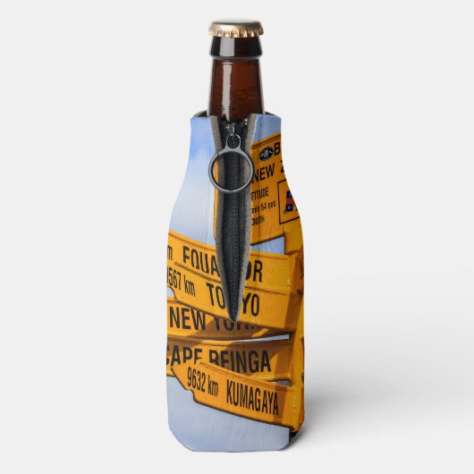 Het einde van de weg flesjeskoeler (Fles Achterkant)