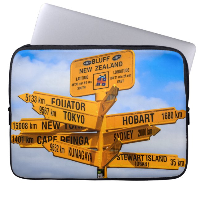 Het einde van de weg laptop sleeve (Voorkant)