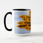 Het einde van de weg mok (Links)