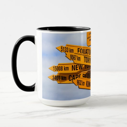 Het einde van de weg mok (Links)