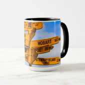 Het einde van de weg mok (Voorkant rechts)