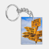 Het einde van de weg sleutelhanger (Voorkant Links)