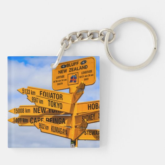 Het einde van de weg sleutelhanger (Achterkant)