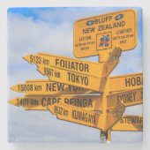 Het einde van de weg stenen onderzetter (Voorkant)