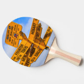 Het einde van de weg tafeltennisbatje (Zijkant)