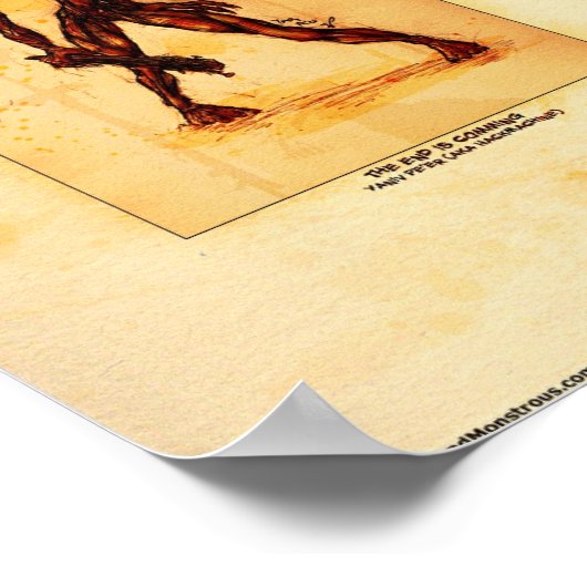 Het einde van de wereld poster (Hoek)