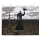 Het einde van de wereld tellen neer kalender (Hoes)