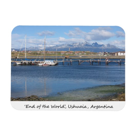 Het einde van de wereld, Ushuaia, Argentinië Magneet (Horizontaal)