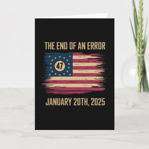 Het Einde Van Een Fout 20 Januari 2025 Inauguratie Kaart