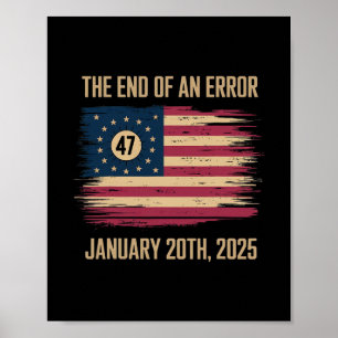 Het Einde Van Een Fout 20 Januari 2025 Inauguratie Poster
