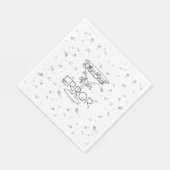 Het einde van een fout Martini scheidingsfeestje Servet (Hoek)