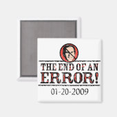 Het einde van een foutmagneet magneet (Voorkant / Achterkant)