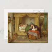 Het einde van een gelukkige dag briefkaart (Voorkant / Achterkant)